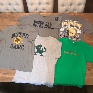 Notre Dame vintage shirt lot